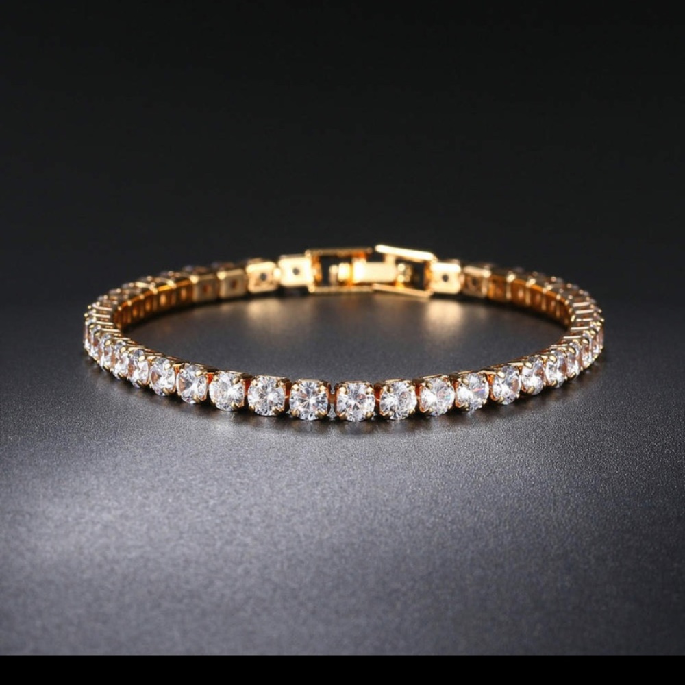 3 Cubic zirconia Bracelets for the price of one !!
